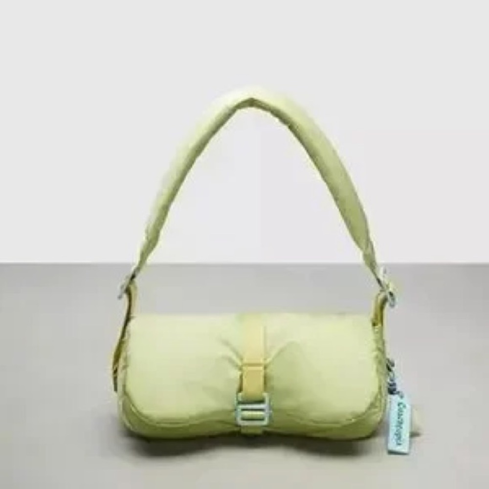 Coach Stylish Yellow Women's Wavy Dink Bag